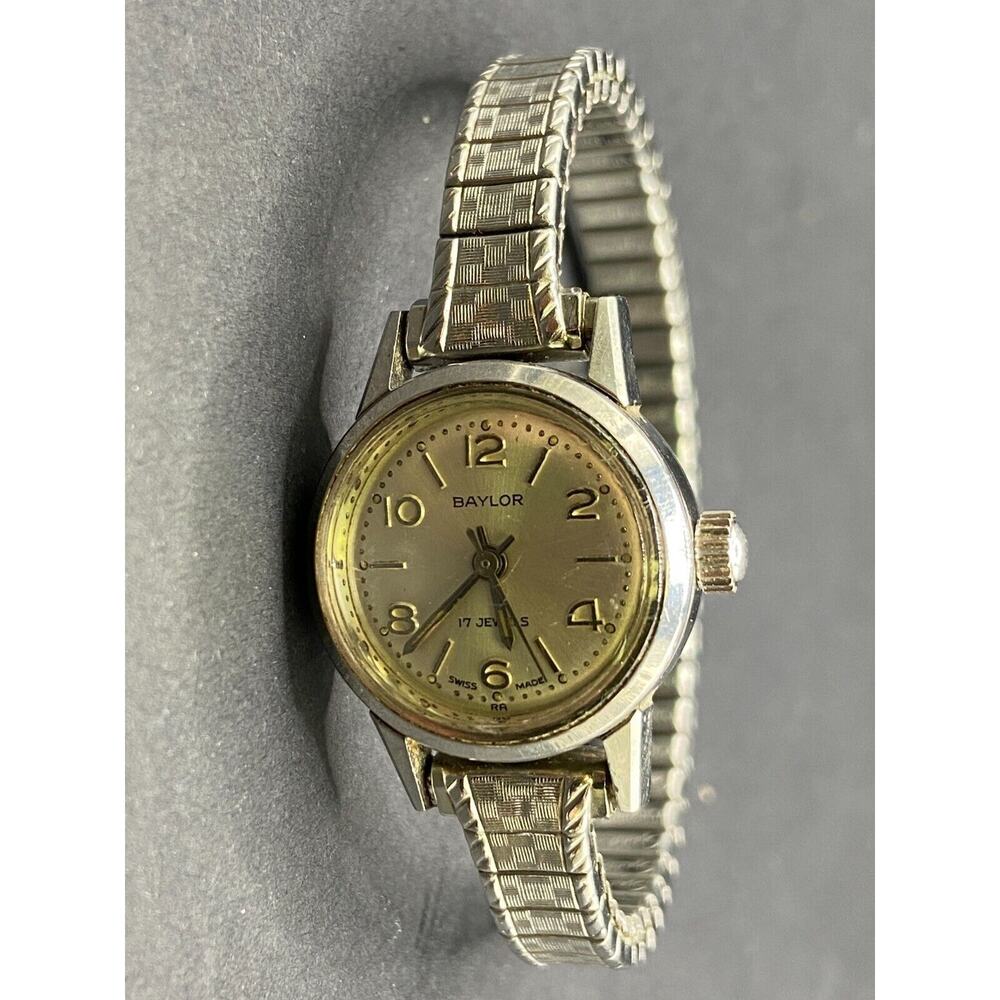 Baylor 17 Jewels Swiss Made Watch Antimagnetic Incabloc Waterproof Shockproof